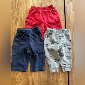Set of 3 Baby Pants Size 9 Months